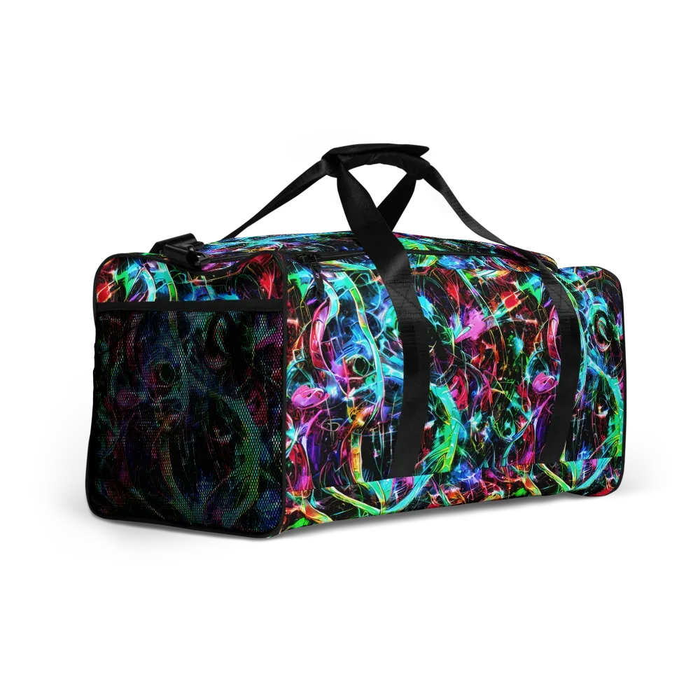 Futuristic Fever on Duffle Bag — Right Front