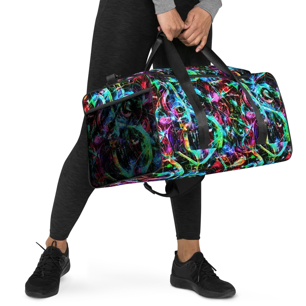 Futuristic Fever on Duffle Bag — Right Front