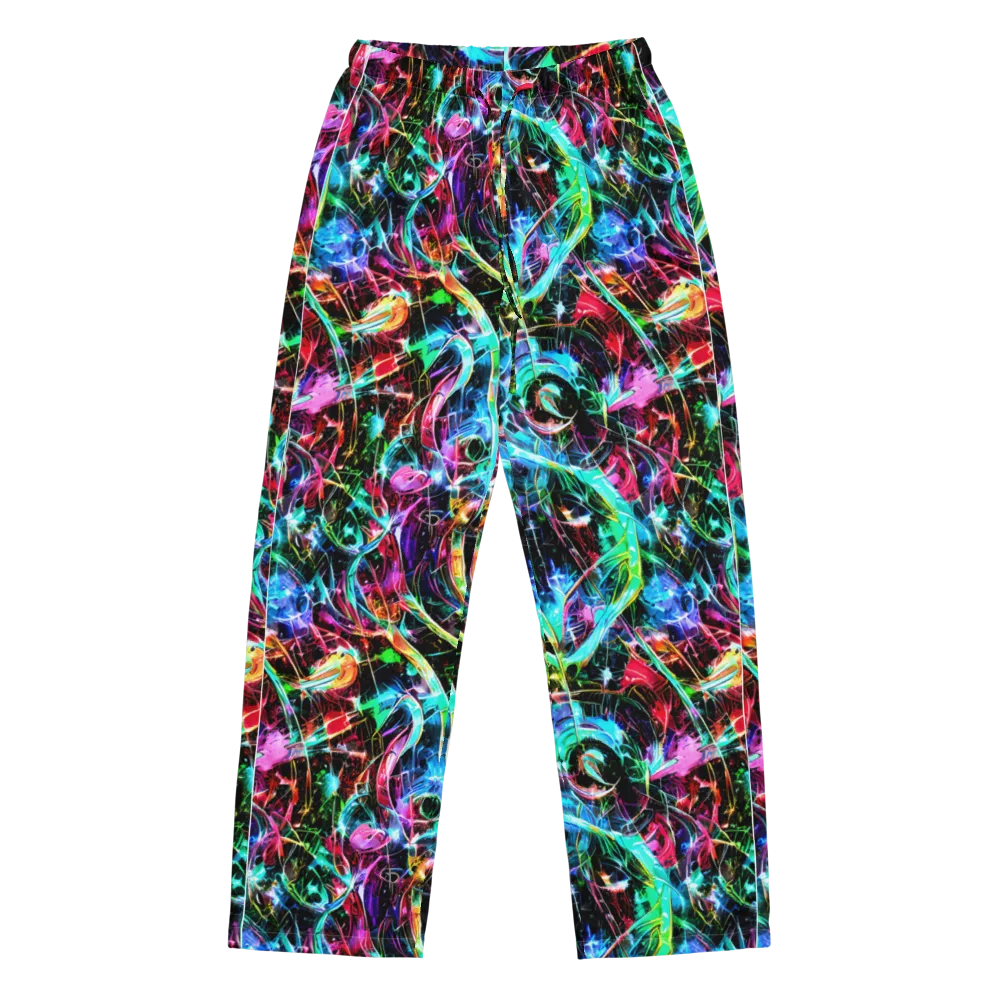 Futuristic Fever on Women's Pajama Pants — Front