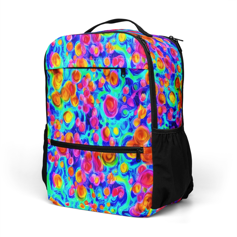 Molten Confetti on Utility Backpack — Left Front