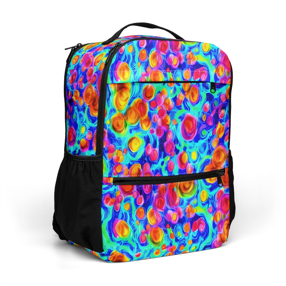 Molten Confetti on Utility Backpack — Right Front