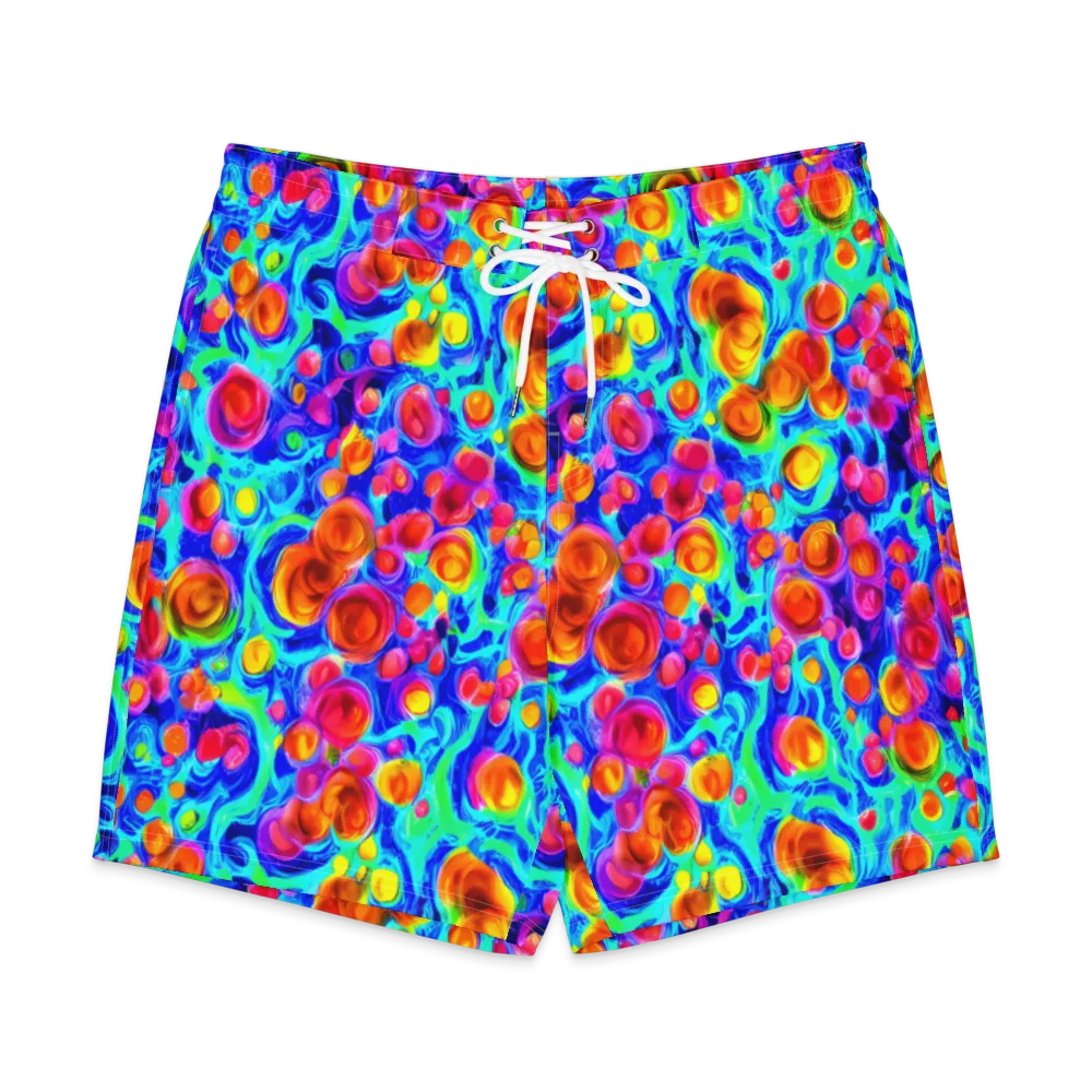 Molten Confetti on Men's Board Shorts — Front