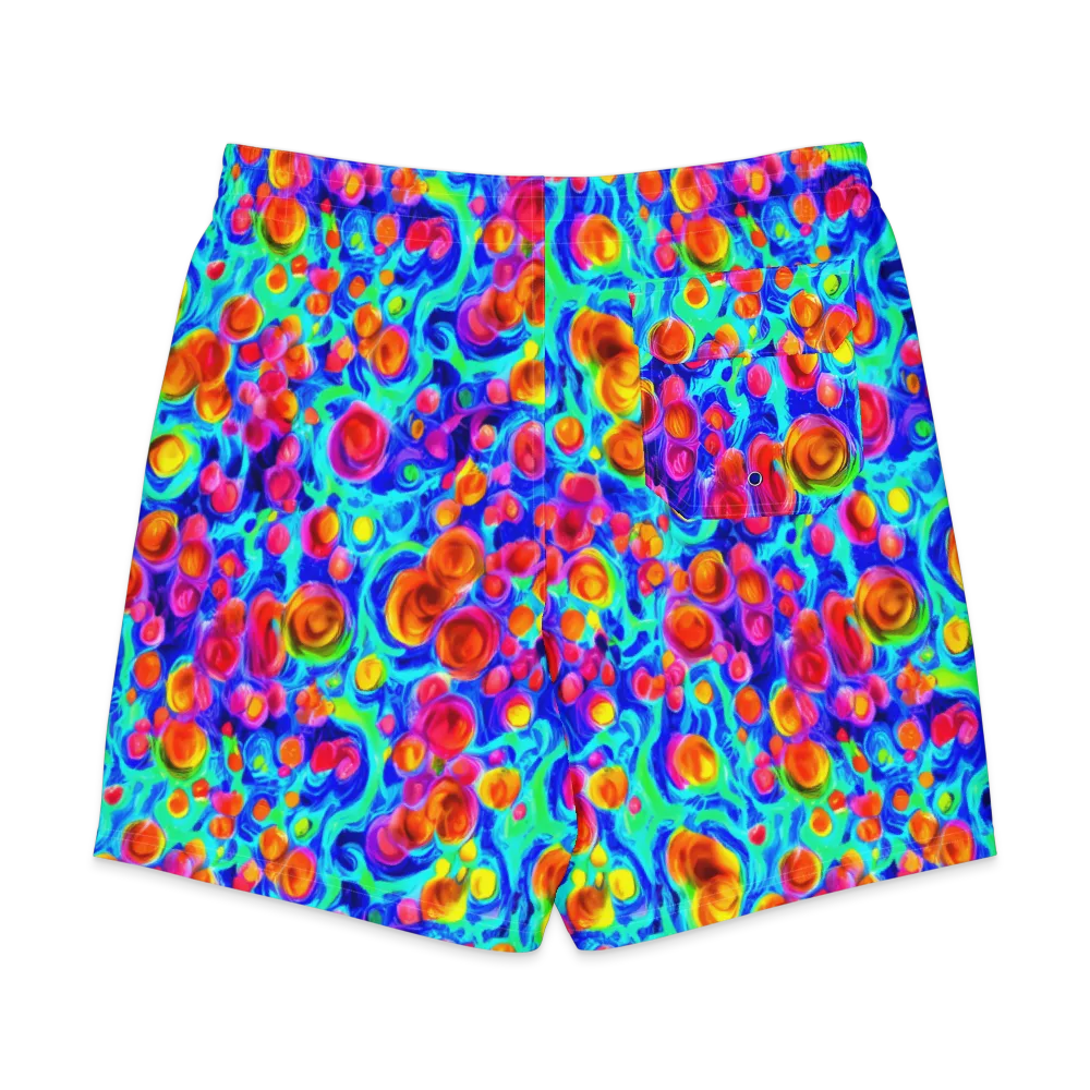 Molten Confetti on Men's Board Shorts — Back