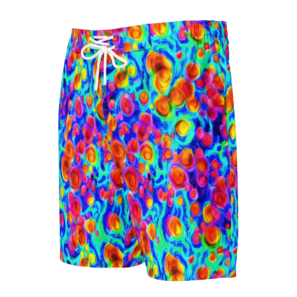 Molten Confetti on Men's Board Shorts — Front