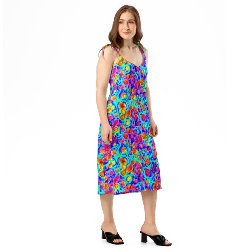 Molten Confetti on a Slip Dress