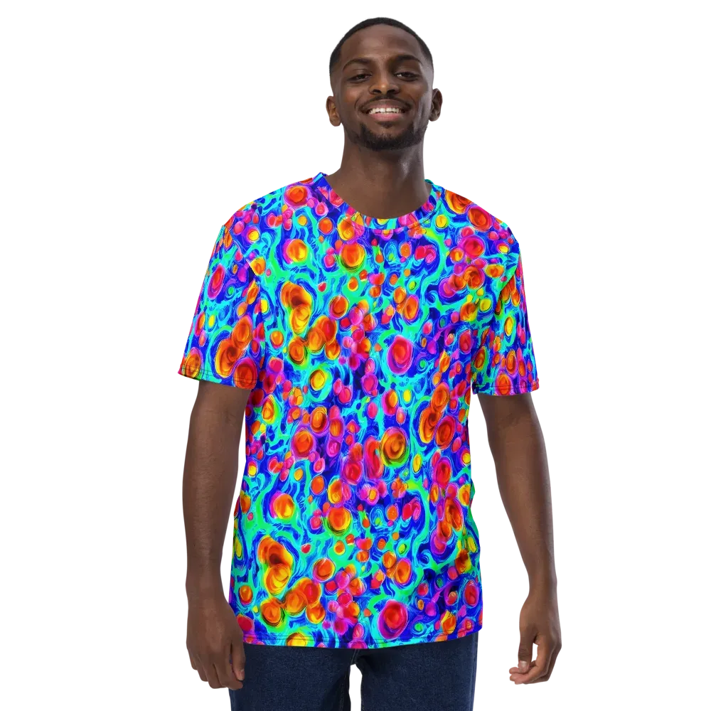 Molten Confetti on Men's Crew Neck T-Shirt — Front