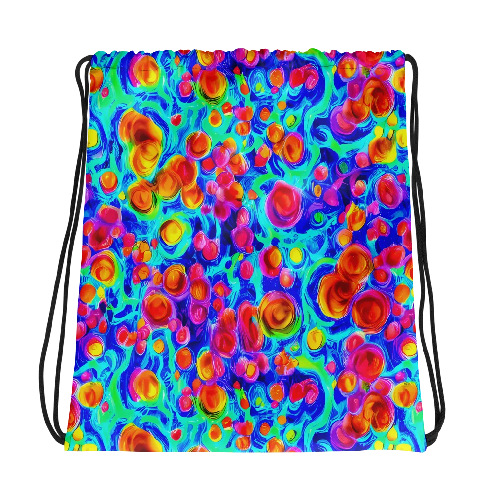 Molten Confetti on Drawstring Bag — Photo