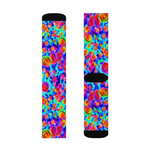 Molten Confetti on a Socks