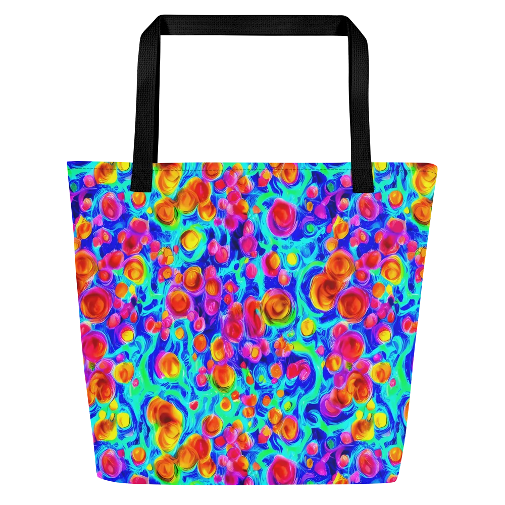 Molten Confetti on Large Tote Bag W/ Pocket — Front