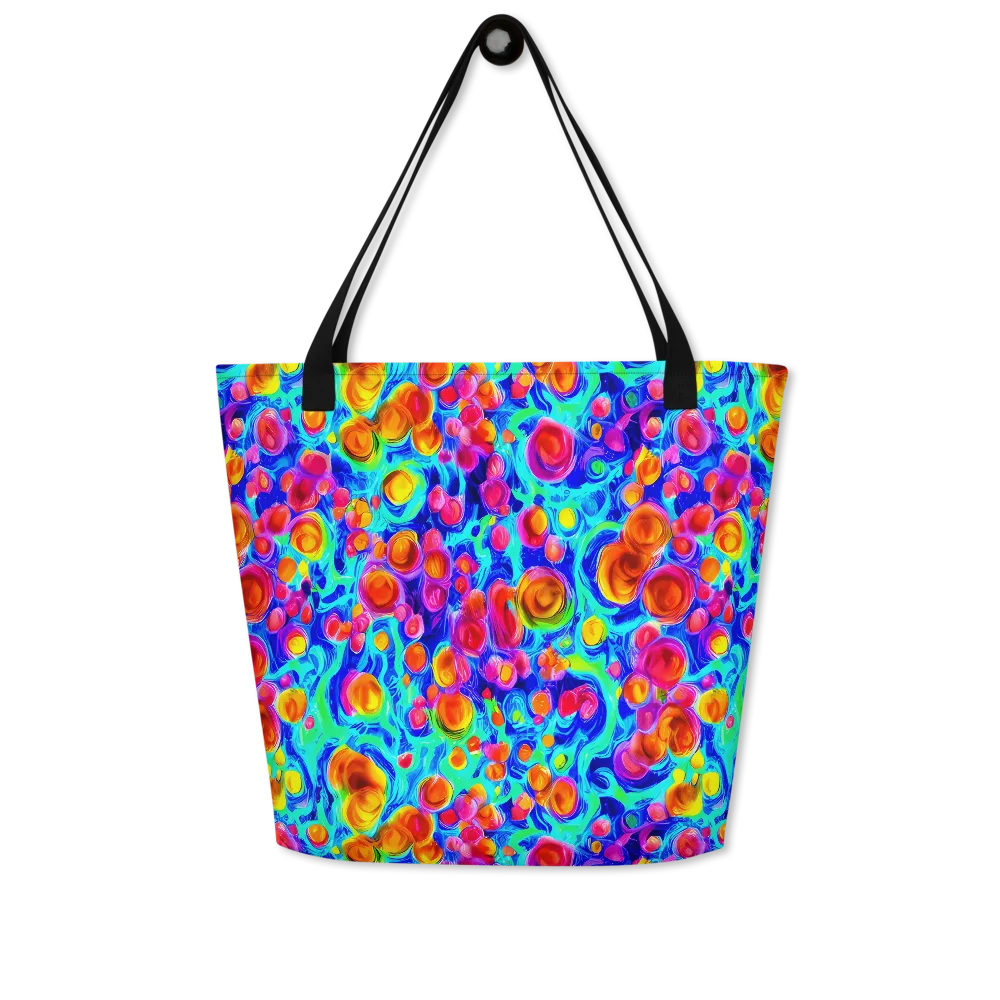 Molten Confetti on Large Tote Bag W/ Pocket — Front