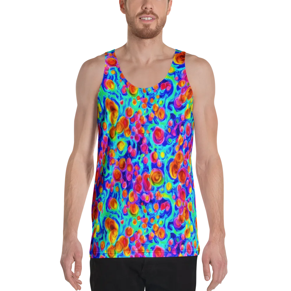 Molten Confetti on Men's Tank Top — Front