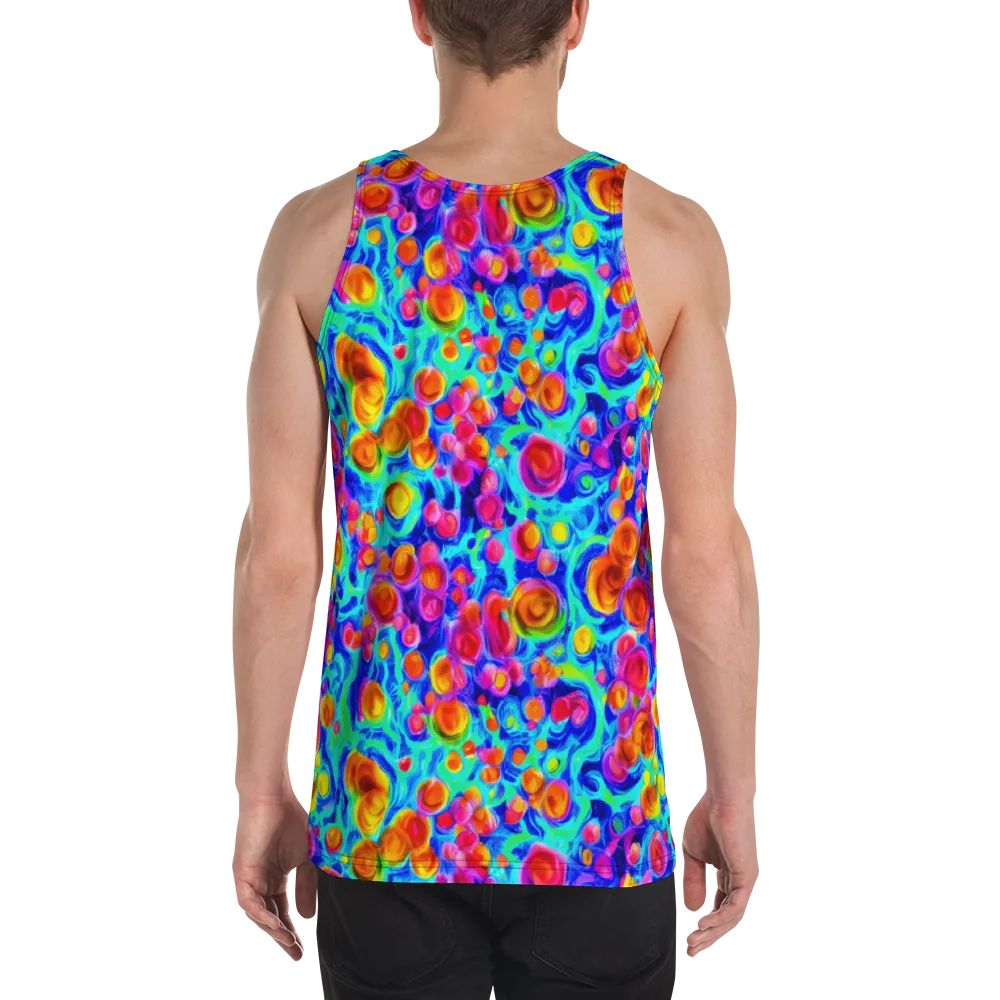 Molten Confetti on Men's Tank Top — Back