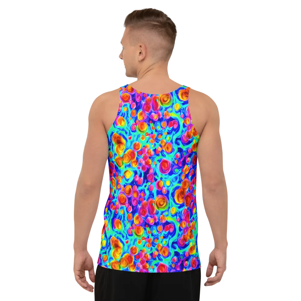 Molten Confetti on Men's Tank Top — Back