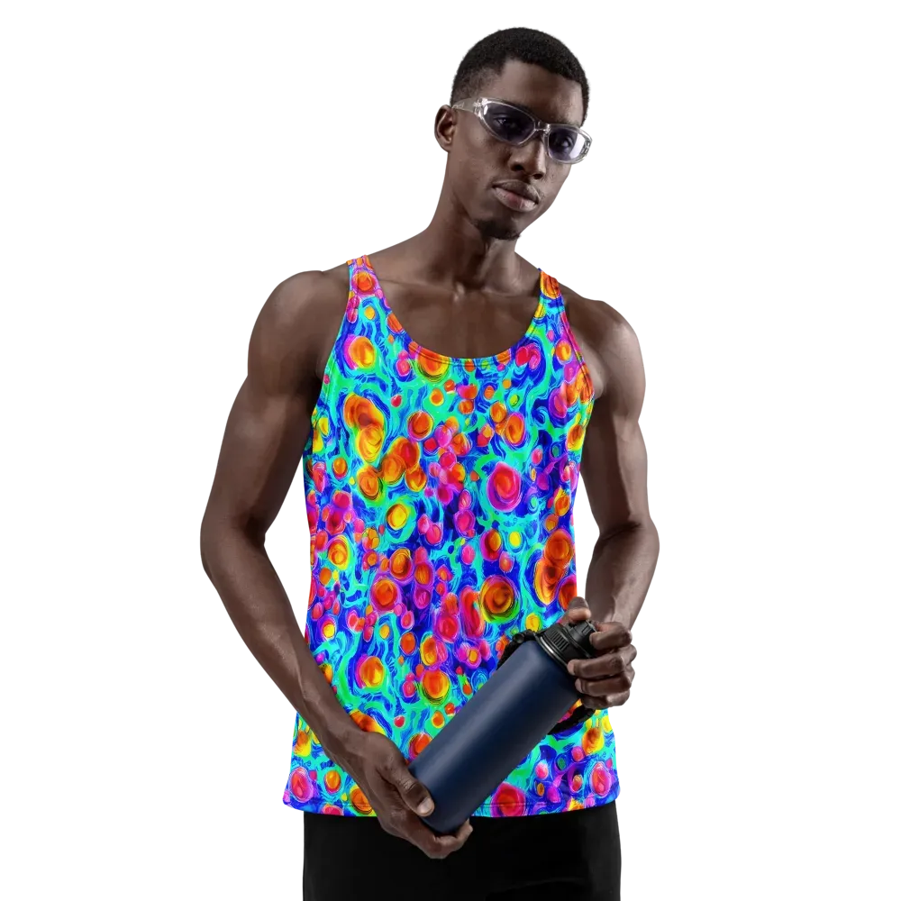 Molten Confetti on Men's Tank Top — Front