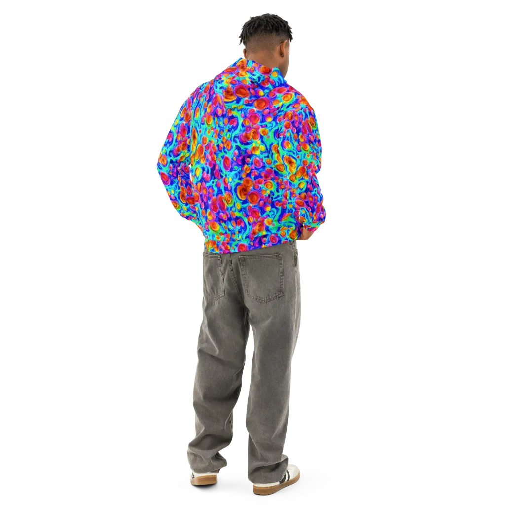 Molten Confetti on Cotton Hoodie — Back