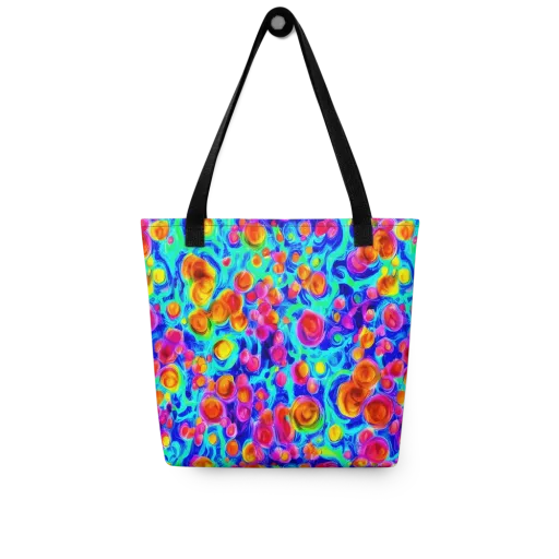 Molten Confetti on a Tote Bag