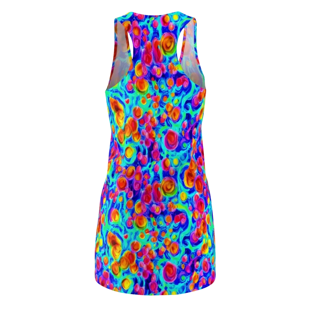 Molten Confetti on Racerback Dress — Back