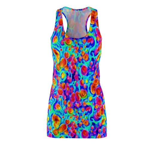 Molten Confetti on a Racerback Dress