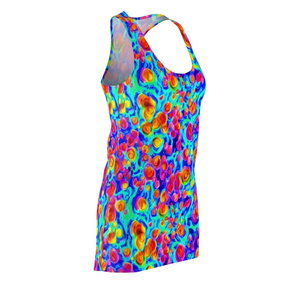 Molten Confetti on Racerback Dress — Front Side