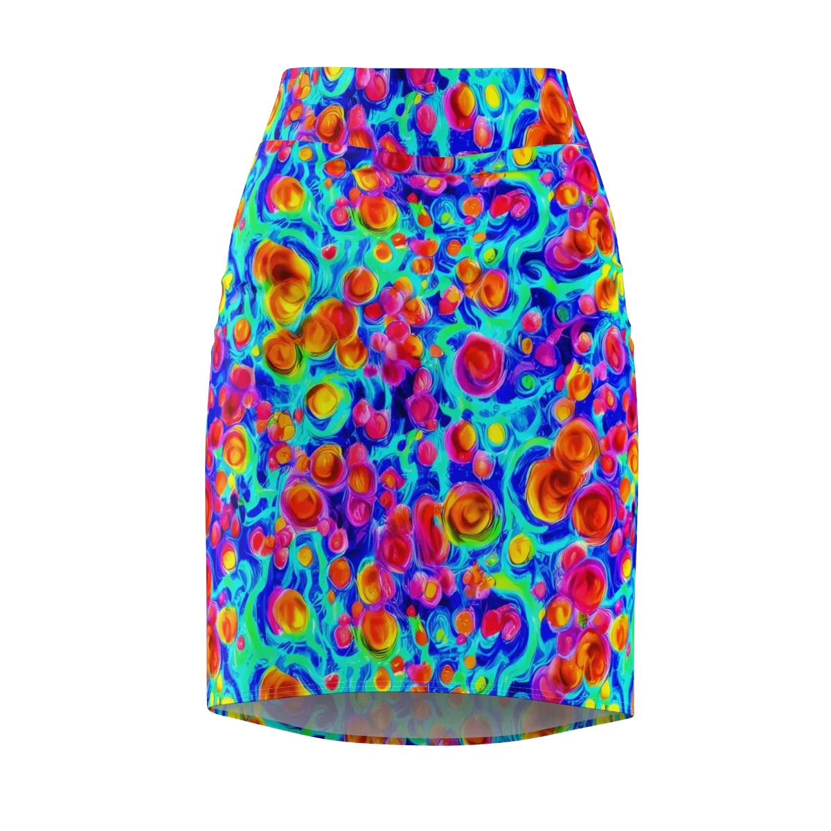 Molten Confetti on Pencil Skirt — Front