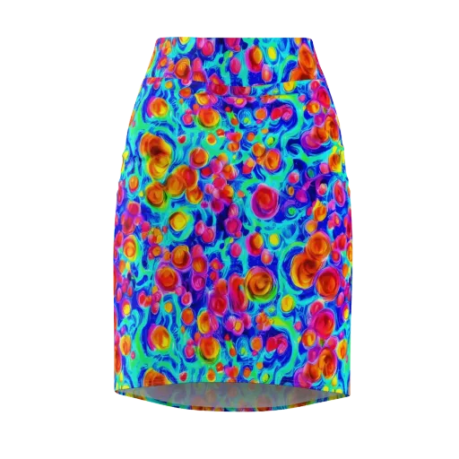 Molten Confetti on a Pencil Skirt