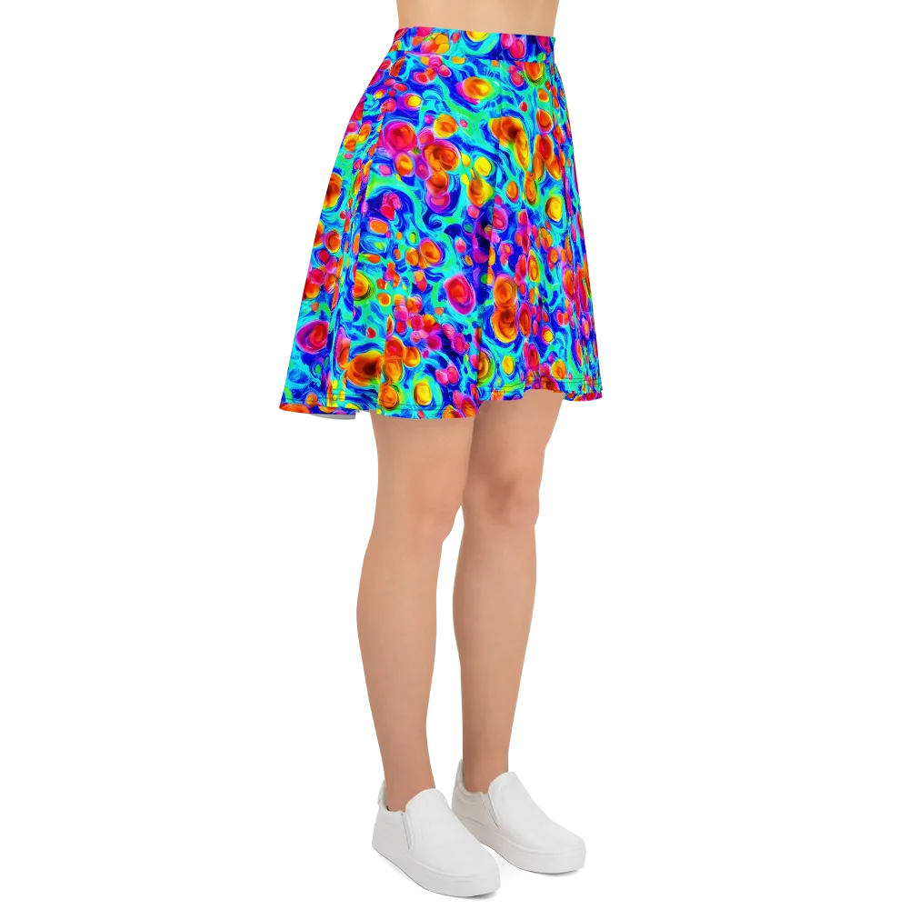 Molten Confetti on Skater Skirt — Right