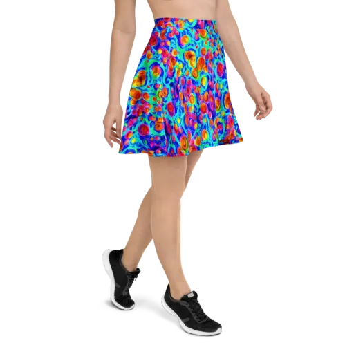 Molten Confetti on a Skater Skirt