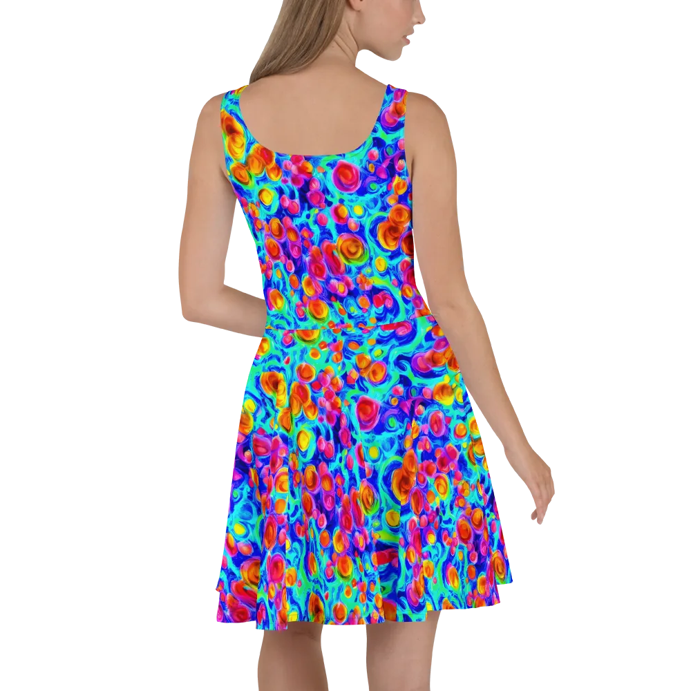 Molten Confetti on Skater Dress — Back