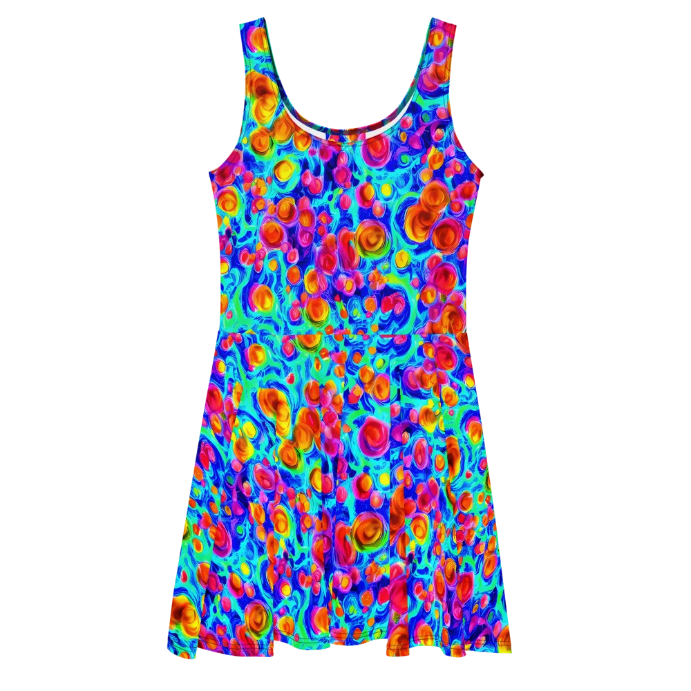 Molten Confetti on Skater Dress — Front