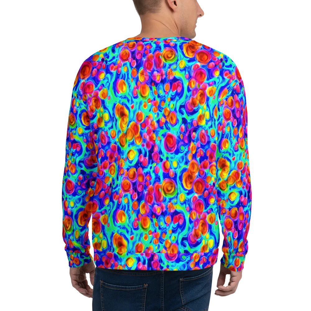 Molten Confetti on Sweatshirt — Back