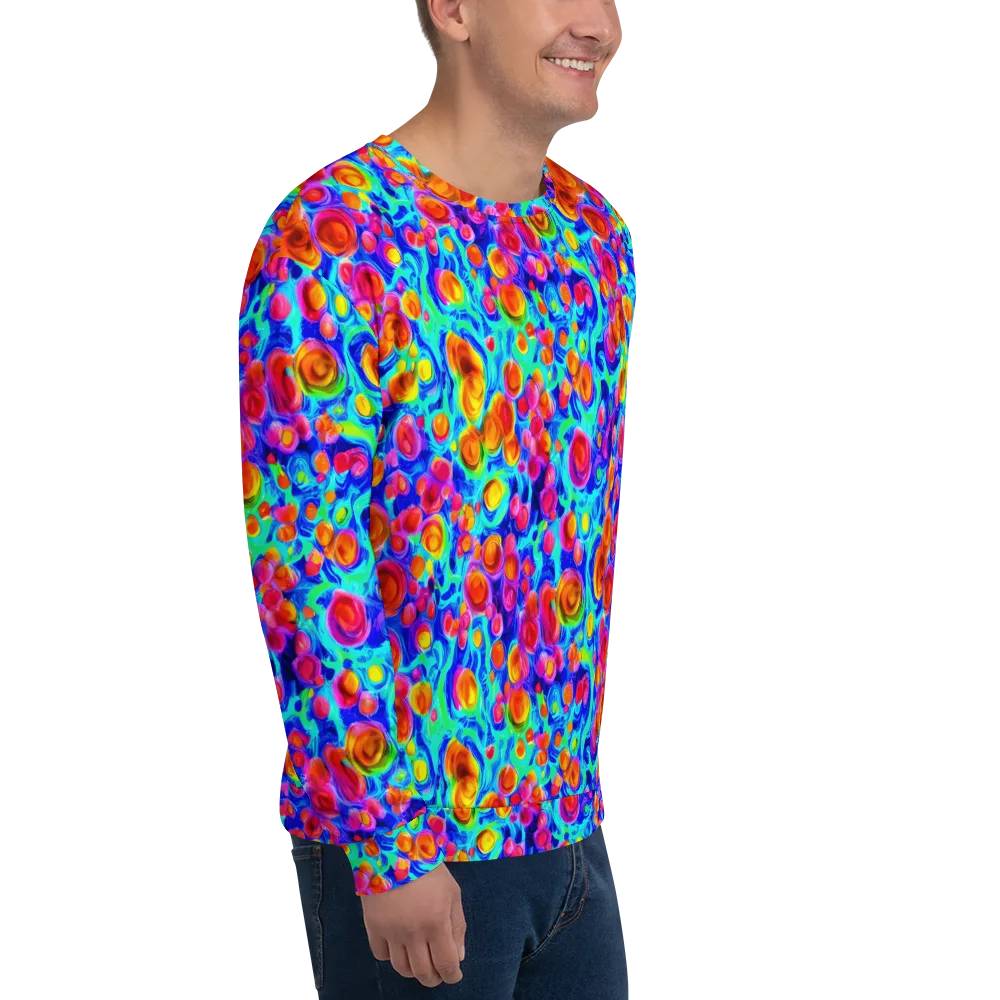 Molten Confetti on Sweatshirt — Right Front