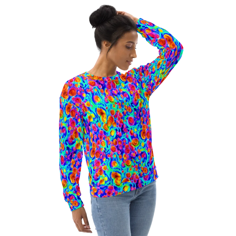 Molten Confetti on Sweatshirt — Right Front