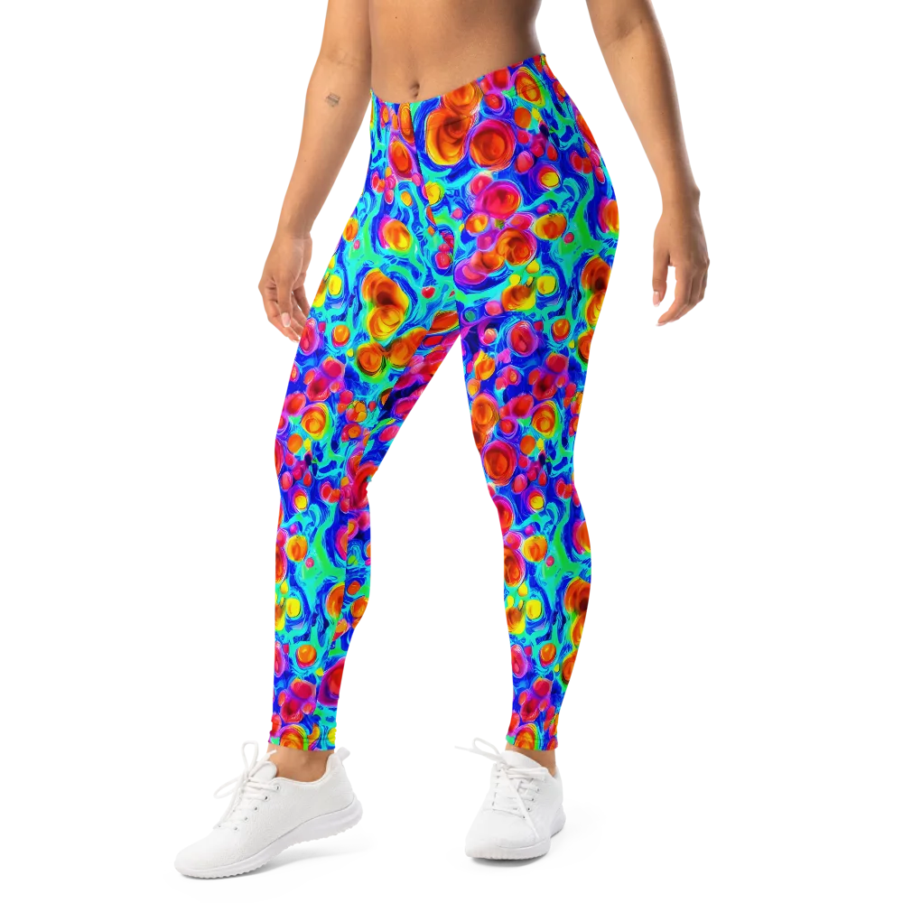Molten Confetti on Leggings — Left Front