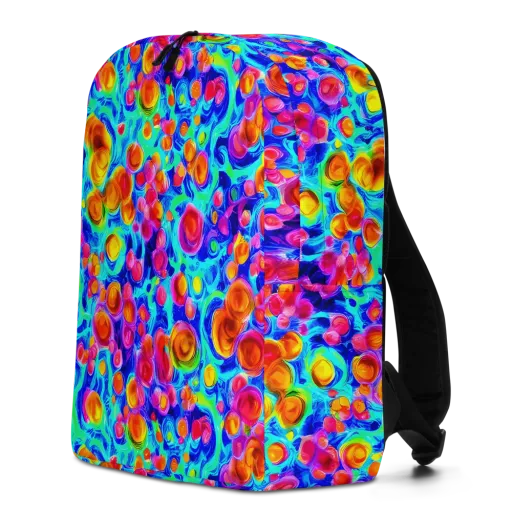 Molten Confetti on a Minimalist Backpack
