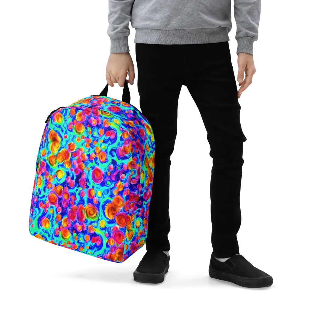 Molten Confetti on Minimalist Backpack — Zoomed-in