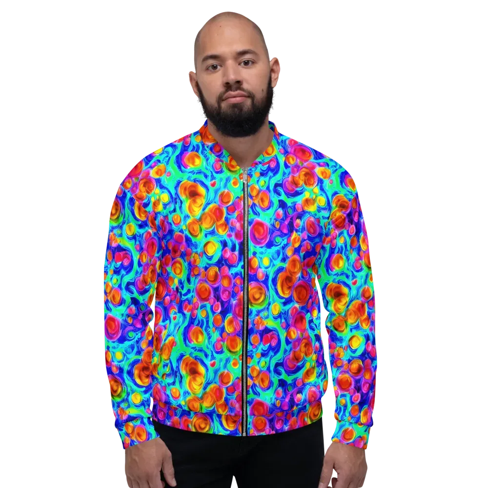 Molten Confetti on Bomber Jacket — Front