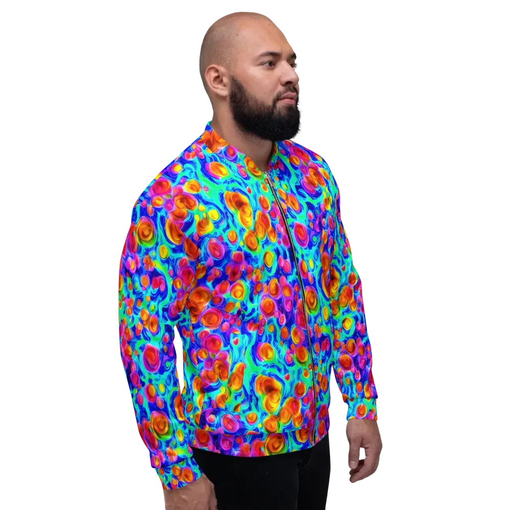 Molten Confetti on Bomber Jacket — Right