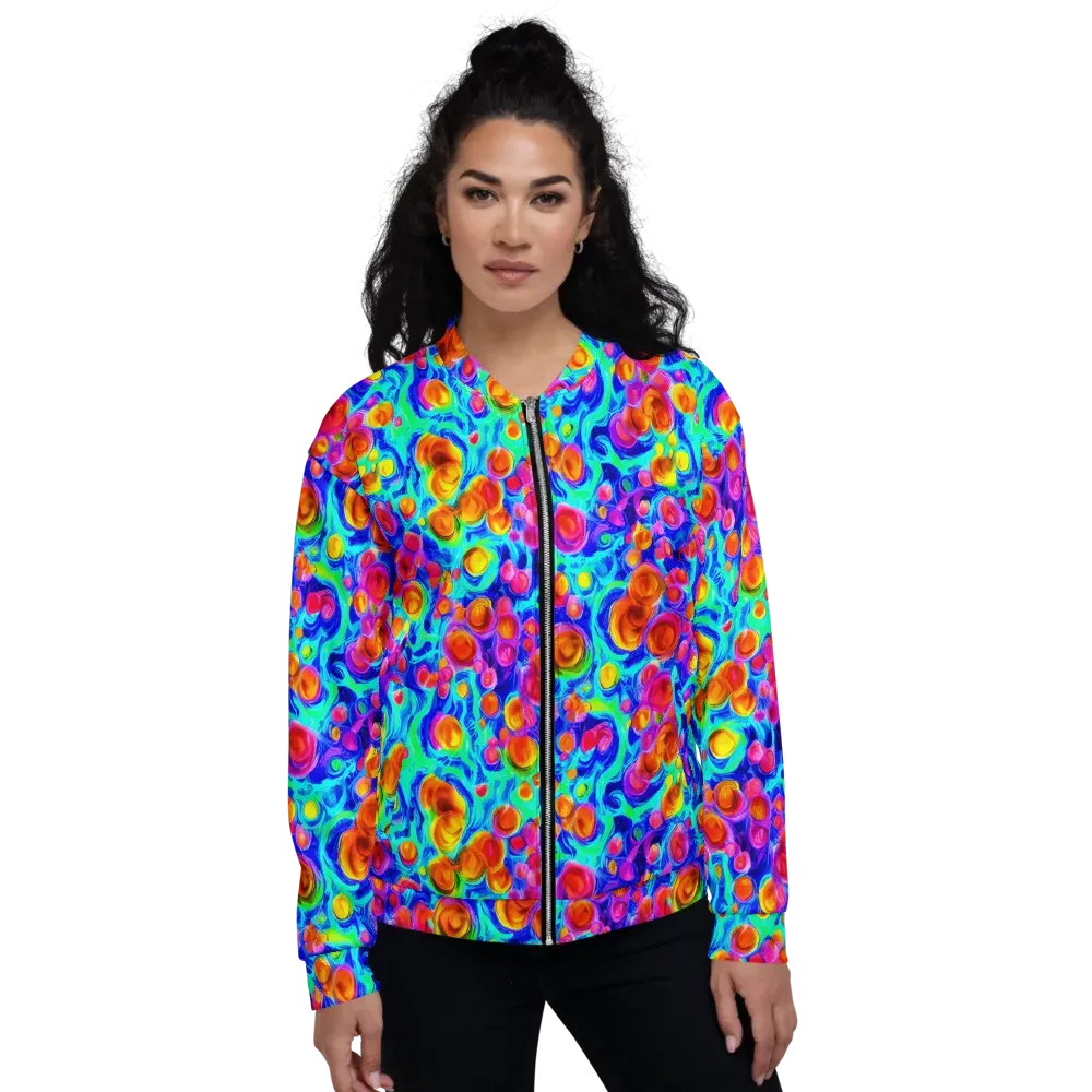 Molten Confetti on Bomber Jacket — Front