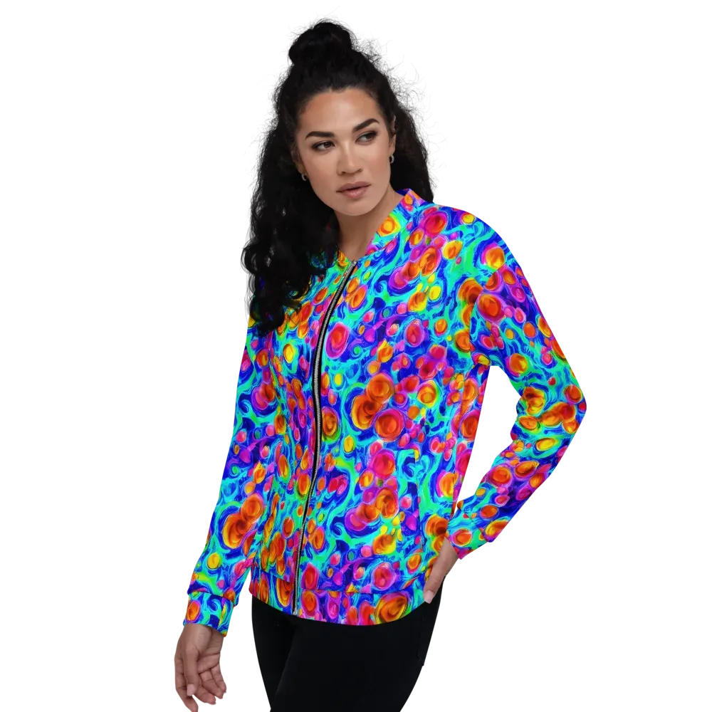 Molten Confetti on Bomber Jacket — Left