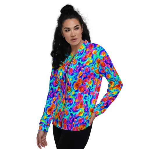 Molten Confetti on a Bomber Jacket