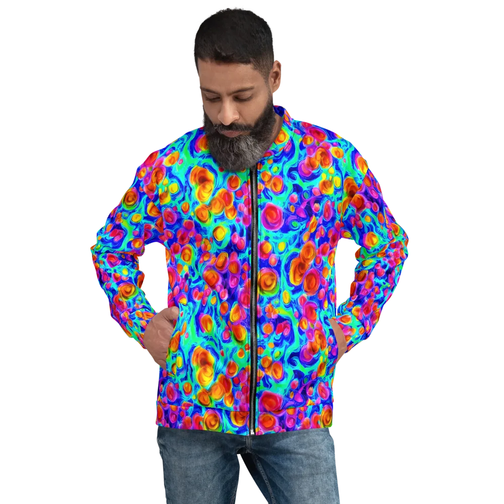 Molten Confetti on Bomber Jacket — Front