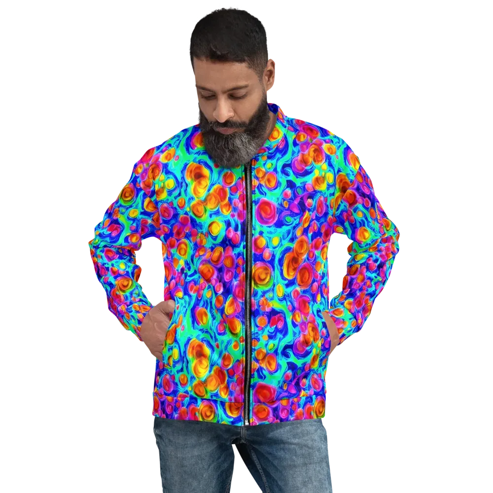 Molten Confetti on Bomber Jacket — Front