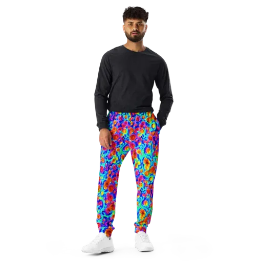 Molten Confetti on a Men's Joggers