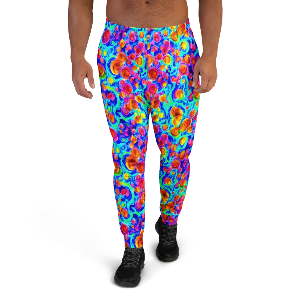Molten Confetti on Men's Joggers — Front