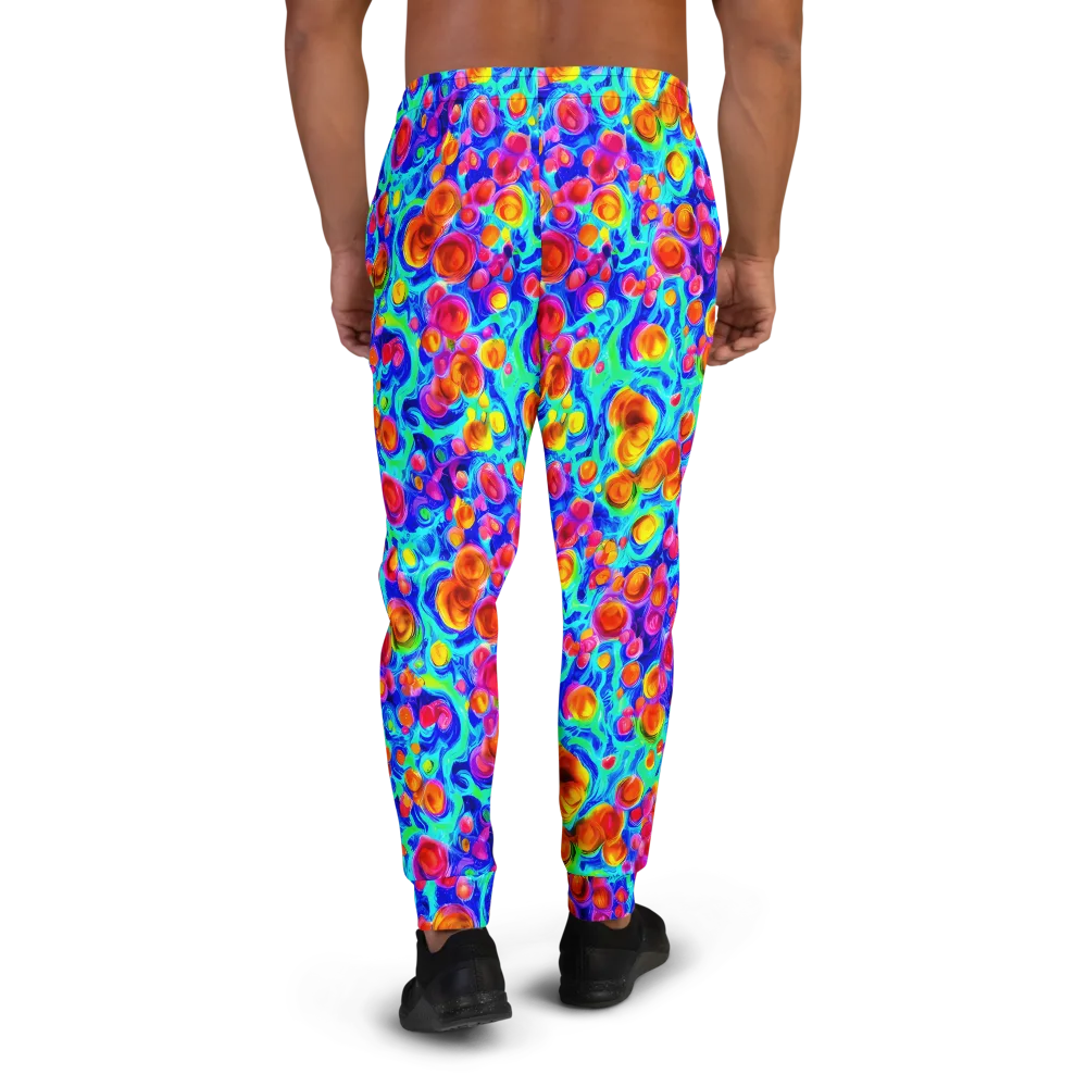 Molten Confetti on Men's Joggers — Back