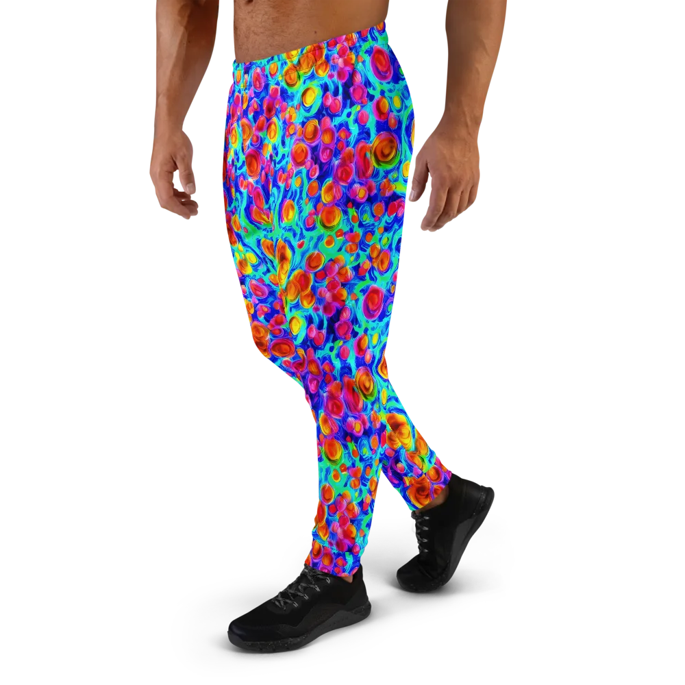 Molten Confetti on Men's Joggers — Left