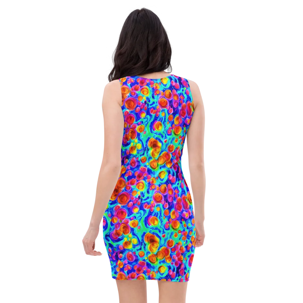 Molten Confetti on Bodycon Dress — Back