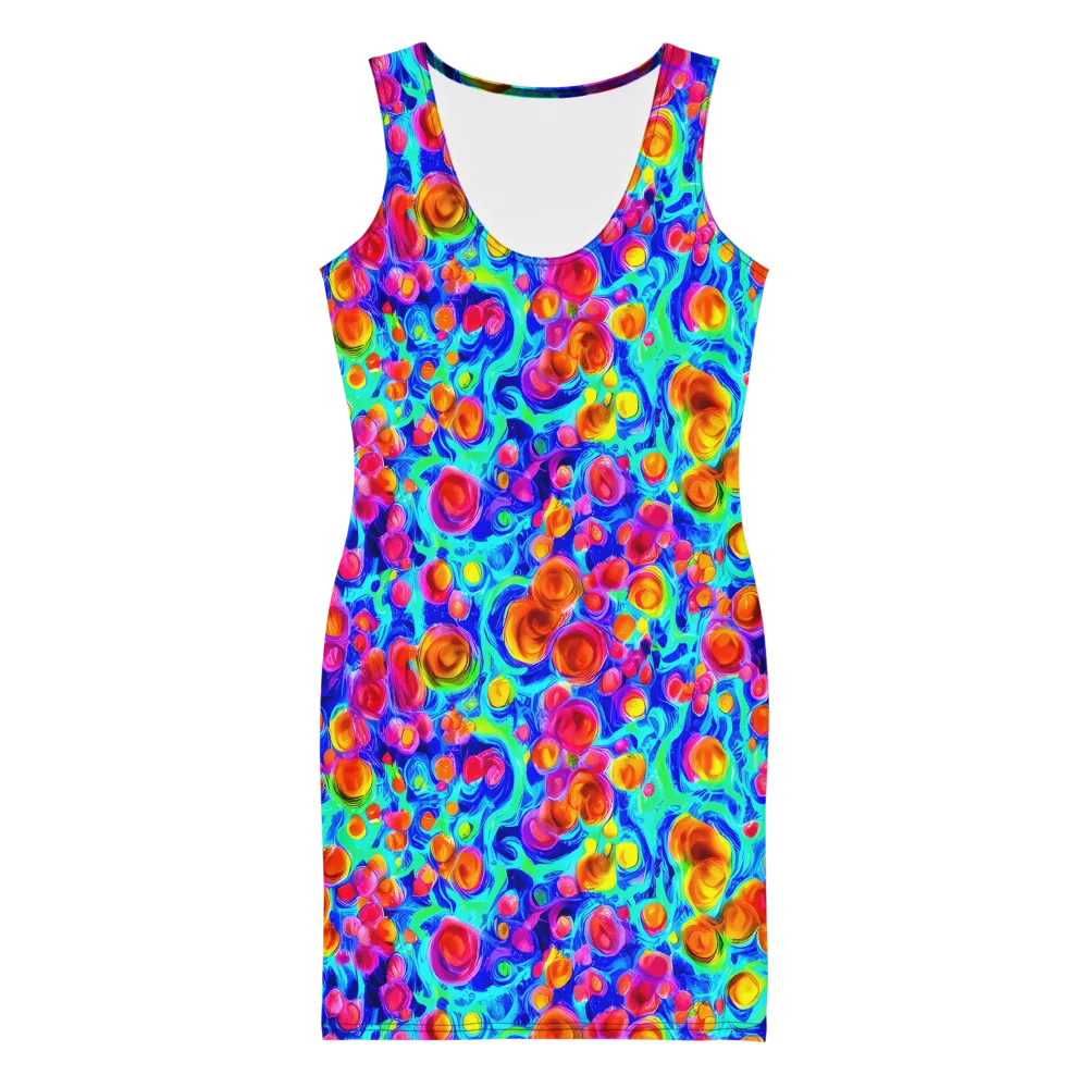 Molten Confetti on Bodycon Dress — Front