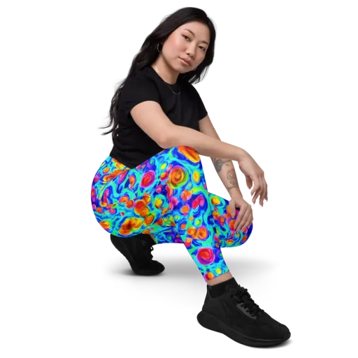 Molten Confetti on a Leggings with Pockets