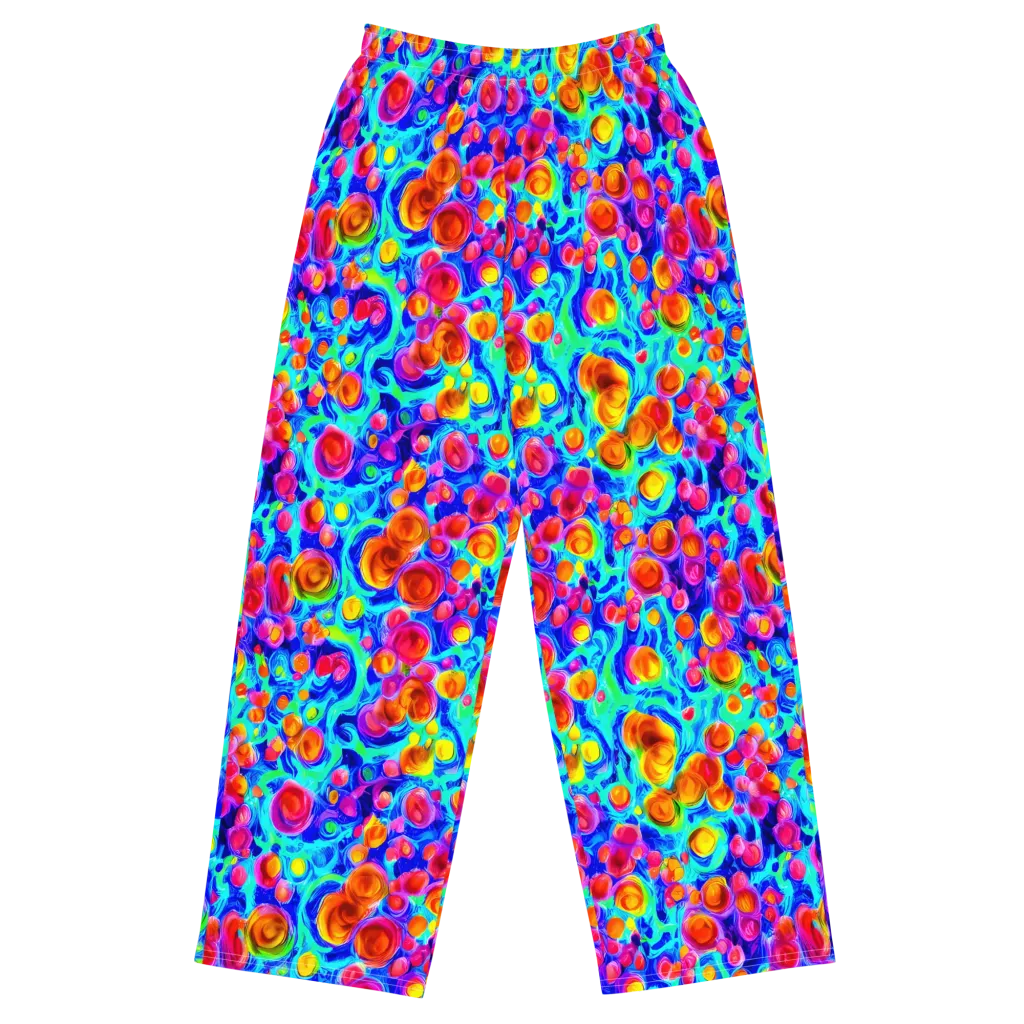 Molten Confetti on Wide-Leg Pants — Front